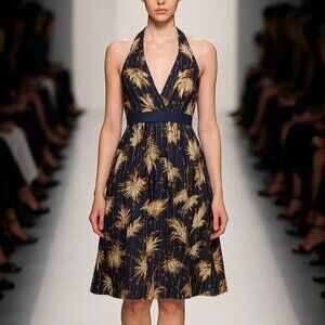 Laundry by Shelli Segal Y2K babdydoll Silk dress size 6